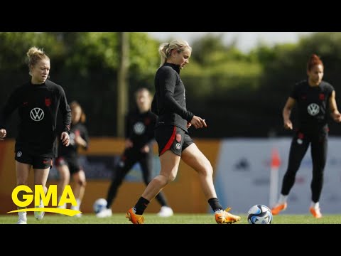 Us women's soccer team prepares to take on portugal in world cup l gma