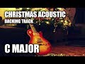 Christmas Acoustic Pop Guitar Backing Track In C Major