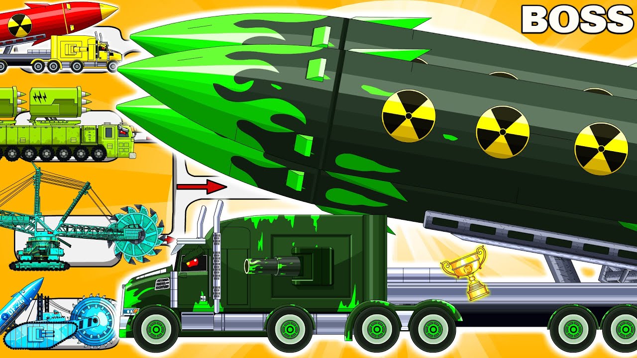 EPIC BATTLES of Container Rocket VS Monster Tank