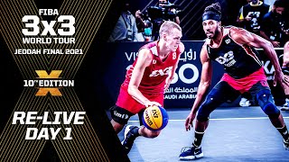 RE-LIVE - FIBA 3x3 World Tour Jeddah Final 2021 | Day 1