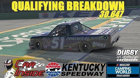 Qualifying Breakdown // iRacing C-Fixed Trucks at Kentucky Speedway