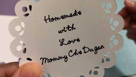 HOW TO MAKE GIFT TAGS USING CRICUT MACHINE