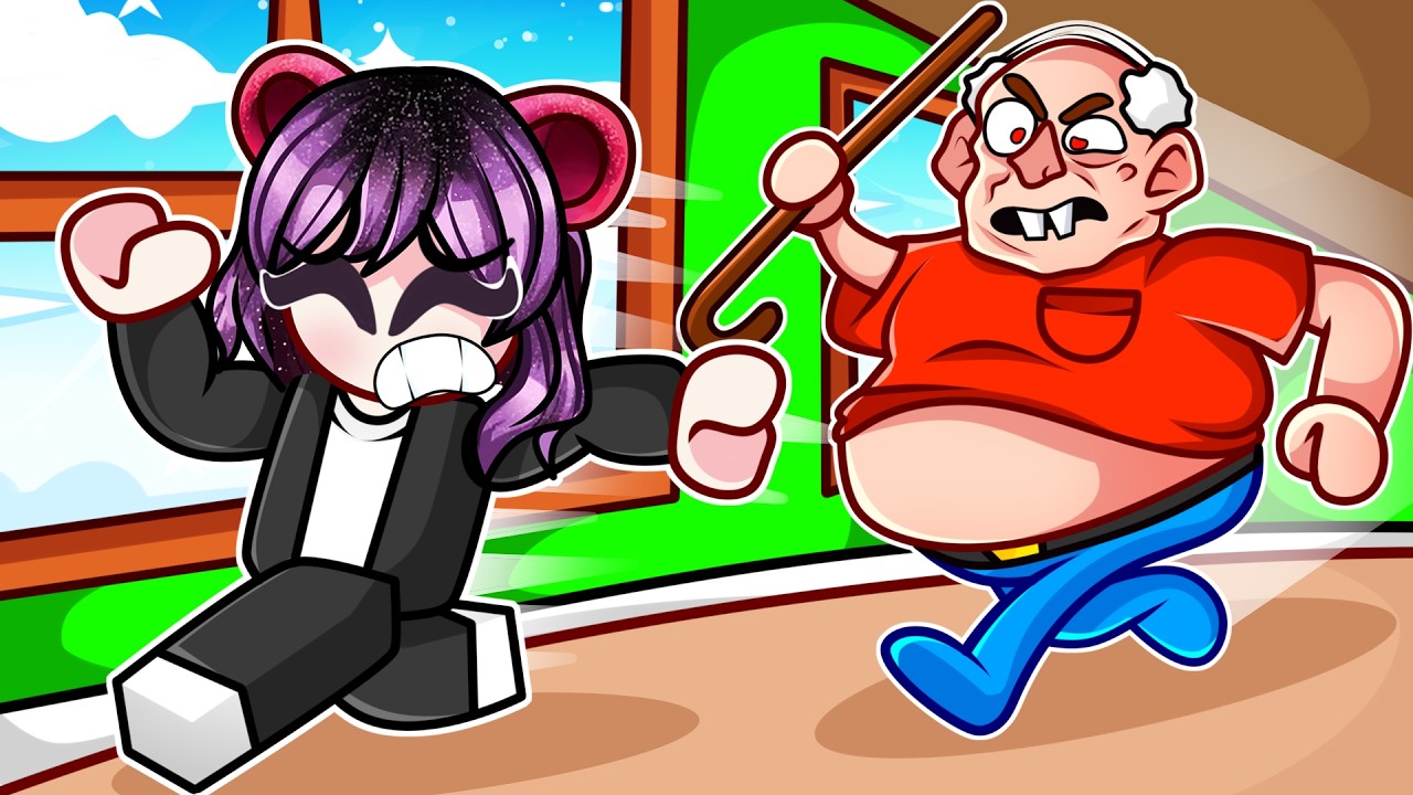ESCAPA del ABUELO MALVADO EN ROBLOX
