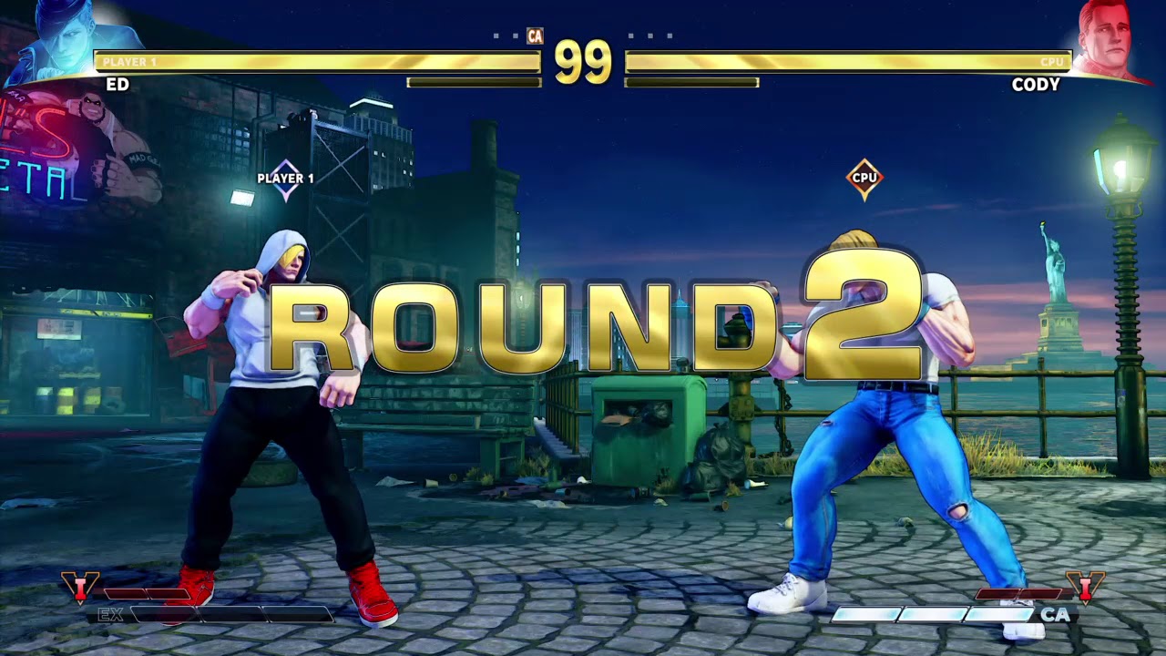 STREET FIGHTER V ED vs Cody