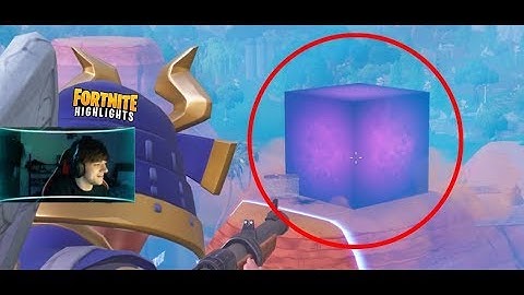 FORTNITE CUBE SPAWNS IN FOR THE FIRST TIME! BEST RECORDED VIEW?!