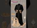 Elegant Dubai Design Black Abaya for Women | Trending Sleeve Embroidery | Stylish &amp; Comfortable