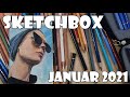 Обзор Sketchbox январь/Januar 2021 Basic