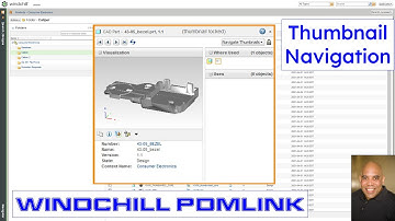 PTC Windchill PDMLink - Thumbnail Navigation