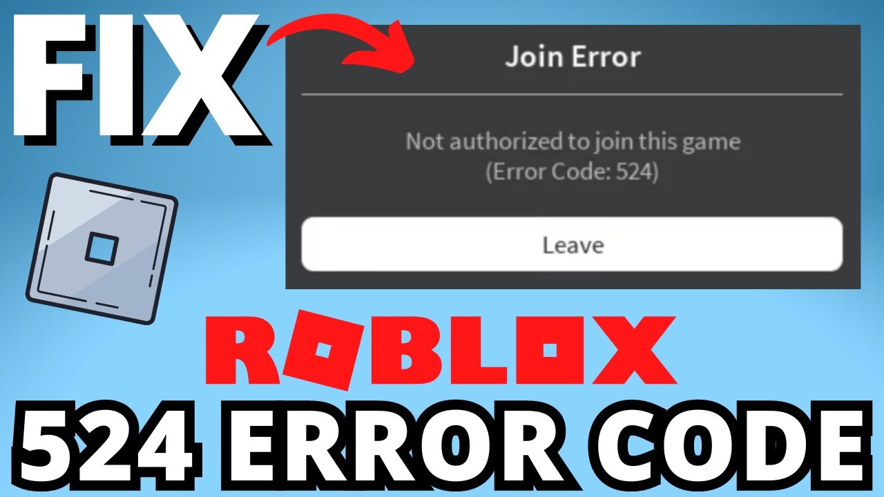 Unknown error roblox