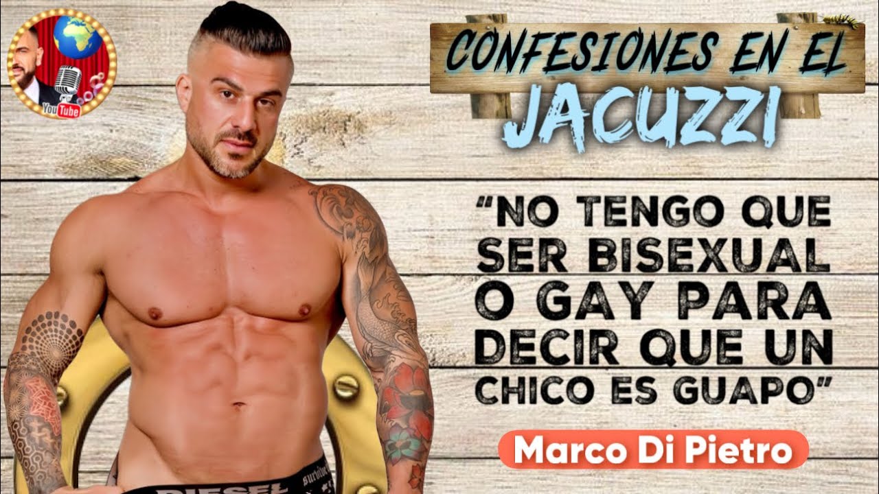 I Don't Have to Be BISEXUAL or GAY to Say a Guy is HANDSOME  MARCO DI  PIETRO (Interview) - YouTube