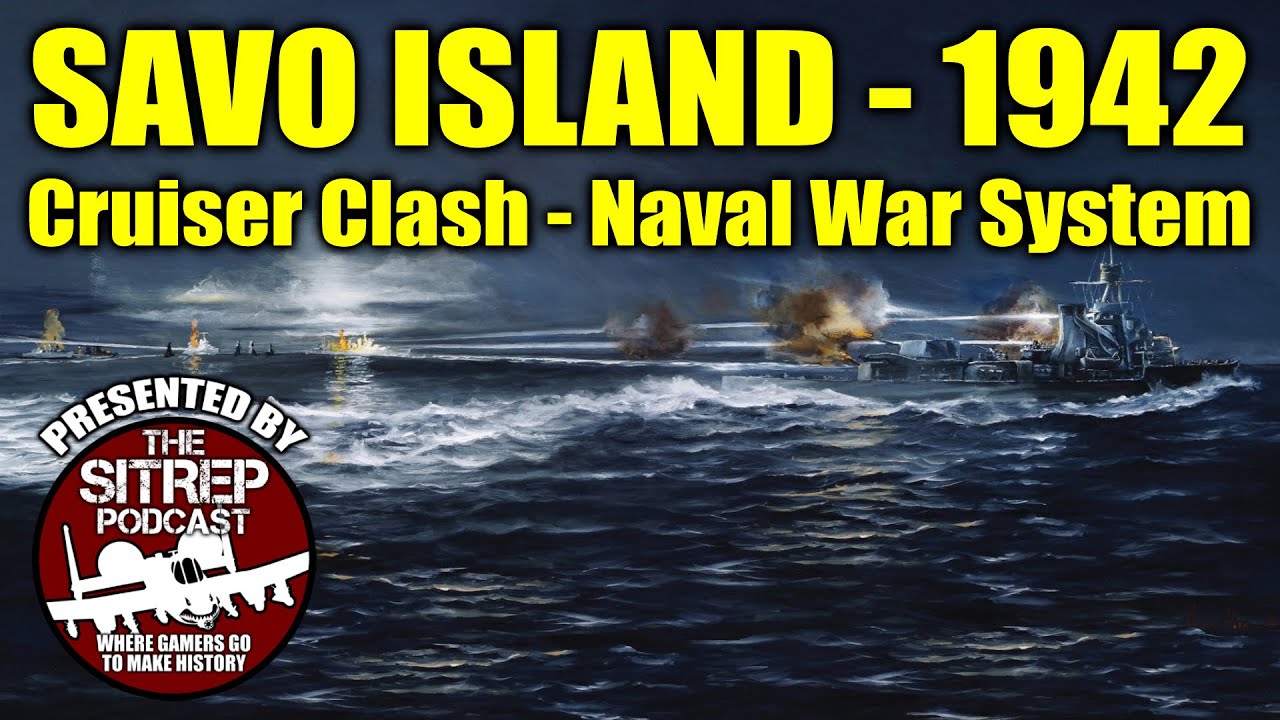 Night Cruiser Clash at Savo Island - 1:1800 Minis ("Naval War" Game System)