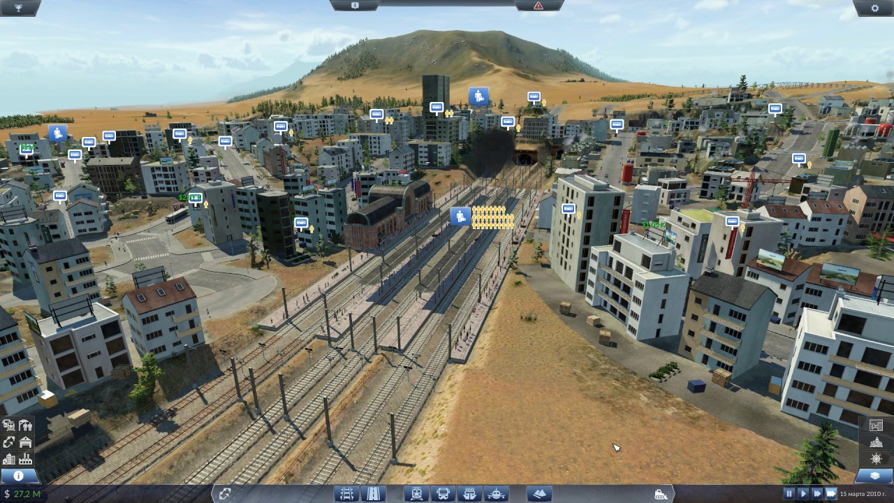 Transport Fever. Бесконечный поток пассажиров. поездка