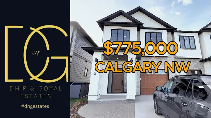 $775K in NW Calgary?! 😱 New 2024 Half Duplex in Greenwich | 3 Bed • 2.5 Bath • 2,000+ sq ft!