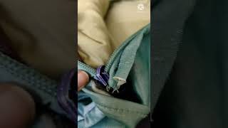 How to fix broken school bag zip #silaitips #easysilai #vpn #fashion #vlogs #shorts #ytshort #easy image