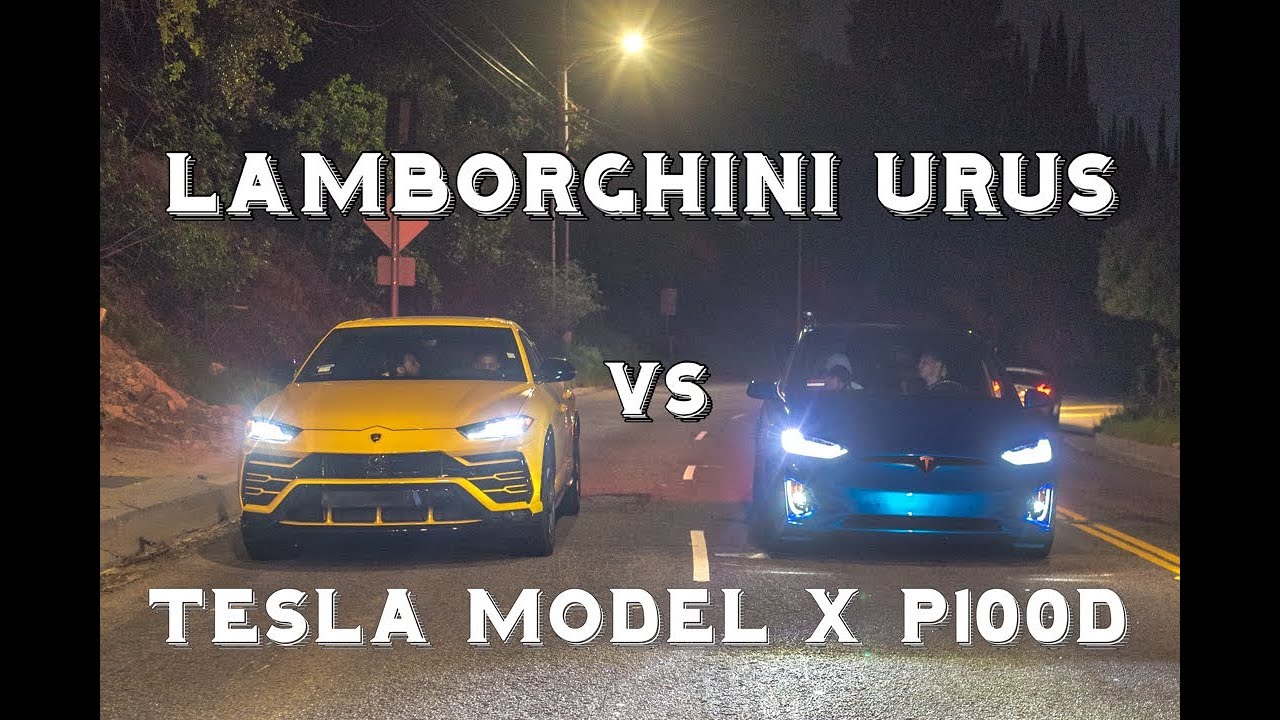 Lamborghini Urus Vs Tesla P100d