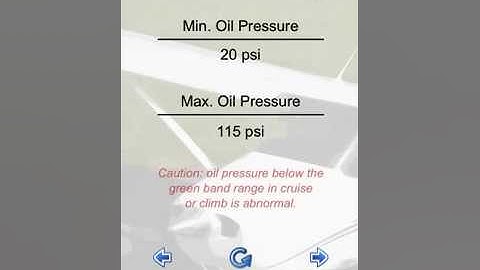 Cessna 172 S  -  Powerplant Limitations