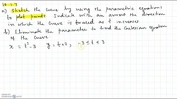 Parametric Curves - 10.1.7