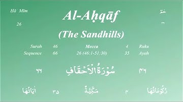 046/114. Surah Al-Ahqaf | سورة الأحقاف | Mishary Bin Rashid Al-Afasy - Kuwait