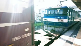 JR貨物 EF210-111号機 更新機 貨物列車 膳所駅通過 20220722