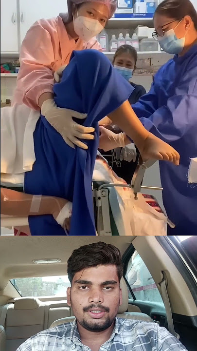 A Young lady giving Birth to new born twins 💕 #shorts #new #mbbs