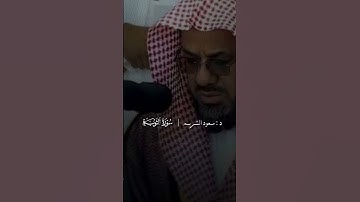 تلاوة خلابة 🍃لما تيسر من سورة التوبة للشيخ سعود الشريم 🎧