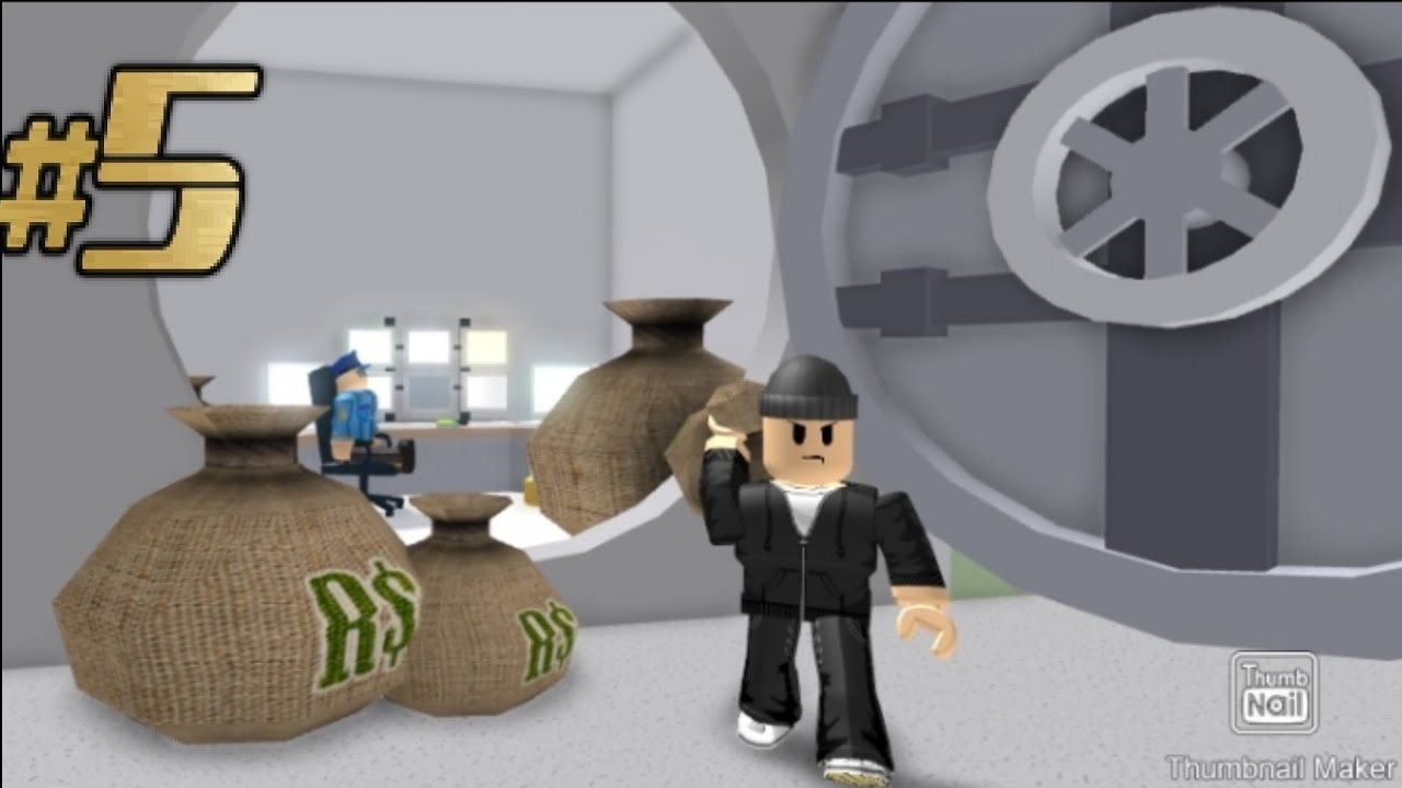 Roblox Rob The Bank Obby 5 Youtube - roblox obby jocuri