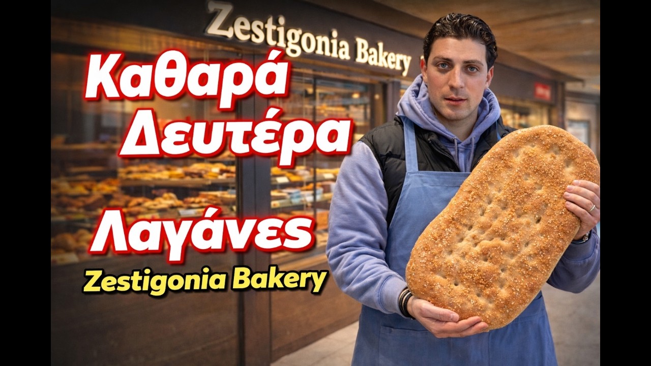 ΜΑΧΗ στην Παραγωγή! Η Λαγάνα της Καθαράς Δευτέρας 🥖🔥 | Zestigonia Bakery
