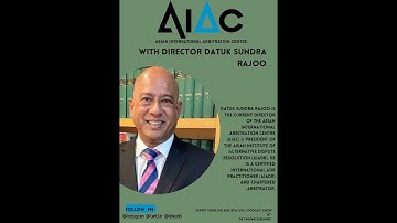 Asian International Arbitration Center (AIAC) with Director Datuk Sundra Rajoo