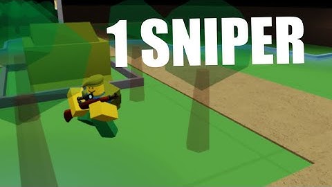 1 Sniper only || Noobs in Combat challenges