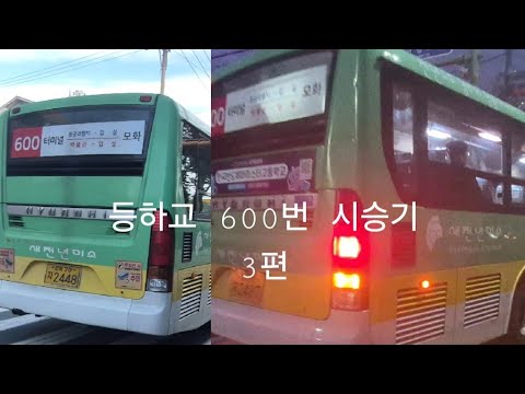 [등하교 600번 시승기 3편]