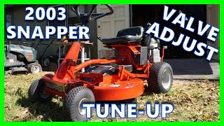 Snapper Riding Mower (2003) Engine Valve & TuneUp ~ Lets Fix it Up