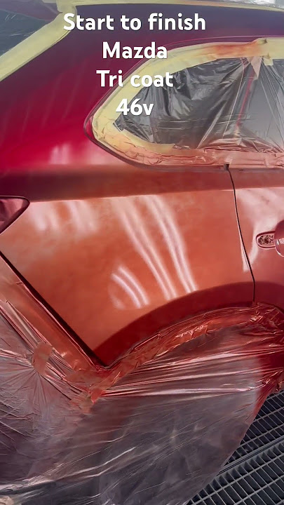 #painterslife#mazda#tri-coat 46v#every step to paint this color#painting cars#glasurit