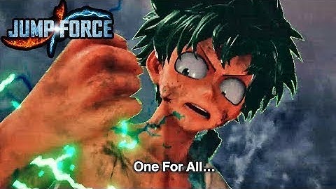 JUMP FORCE   NEW Characters Deku, Cell and Asta GAMEPLAY Trailer!