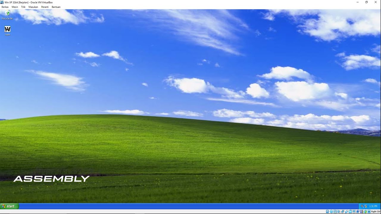 Membuat OS assembly dengan meggunakan VirtualBox dan Windows Xp - YouTube