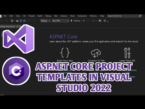 ASP DOT NET CORE PROJECT TEMPLATES IN VISUAL STUDIO 2022 | ASP.NET CORE