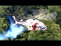 Wow  turbine explosion rc aw139 big scale model turbine helicopter flight demo and hard landing