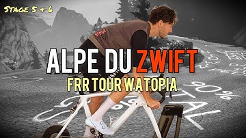 ALPE DU ZWIFT QUEEN STAGE REDEMPTION | FRR Tour Watopia | Stage 5 & 6 RECAP