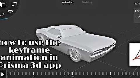 How to use the keyframe animation in Prisma 3d app | Quick tutorial