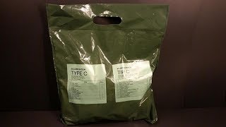 2017 Slovenian Soldier Ration Type C MRE Review Meal Ready to Eat Taste Testing