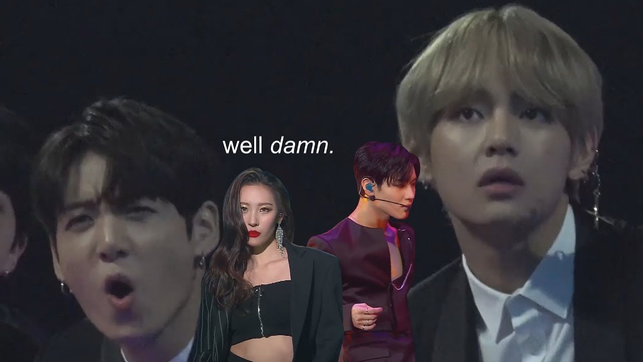 sunmi \u0026 taemin's collab stage except bts is reacting to them