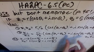 HA2PC: 6.5 (0004) Trigonometric Form of a Complex Number E5