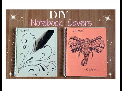 ♥-diy-back-to-school-notebooks-│-tumblr-inspired-│-feathers-&-tribal-elephants