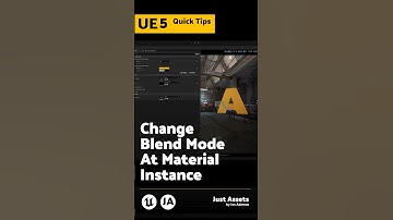 UE QuickTip - Change Blend Mode at Material Instance