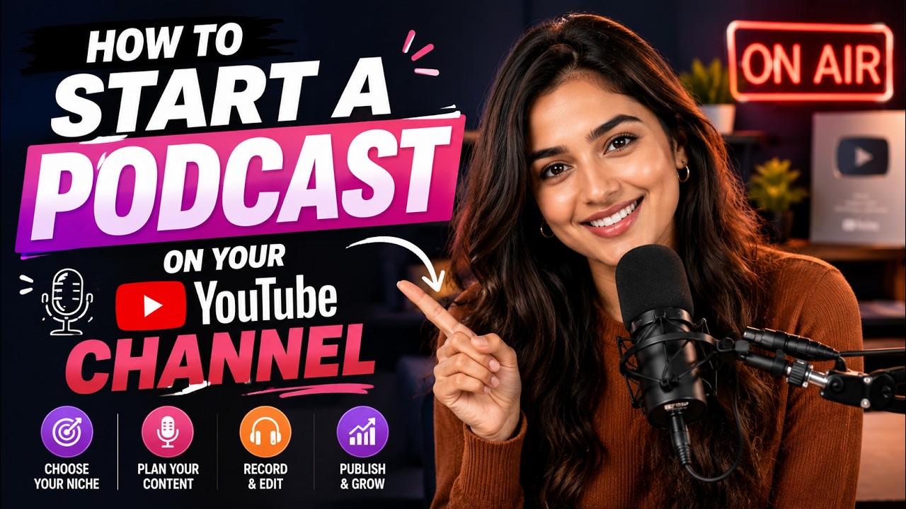 Create a Podcast on Your YouTube Channel Studio - YouTube
