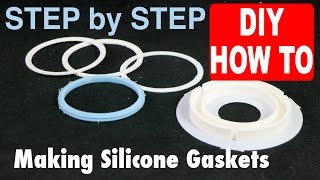 Casting a Silicone Gasket in 3D printed FDM PLA mold from an Ultimaker DIY How To