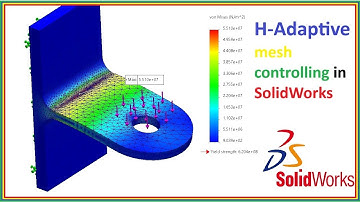 Adaptive mesh control in SolidWork Simulations