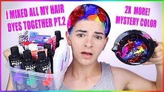 I MIXED ALL MY HAIR DYES TOGETHER PT.2 | FAIL!! | TWICE AS MANY!!