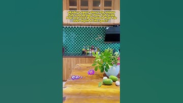 The unique fish scale design! How Fish Scale Peel&Stick Backsplash Tile adds depth to the space?