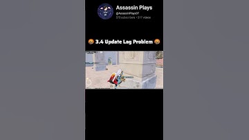 3.4 Update Lag Problem 😭 #shorts #bgmi #lag