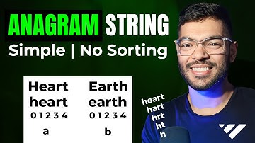 Anagram String in Java for ISC School Strings Program